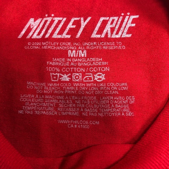 Motley Crüe licensed Christmas Holiday T-Shirt unisex Large Tee - Picture 3 of 9